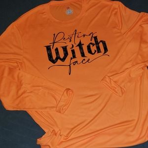 Resting Witch Face Halloween T-Shirt